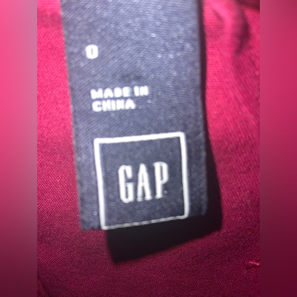 GAP | cotton, A-line, pink dress | size 0 | Pockets - Picture 9 of 9